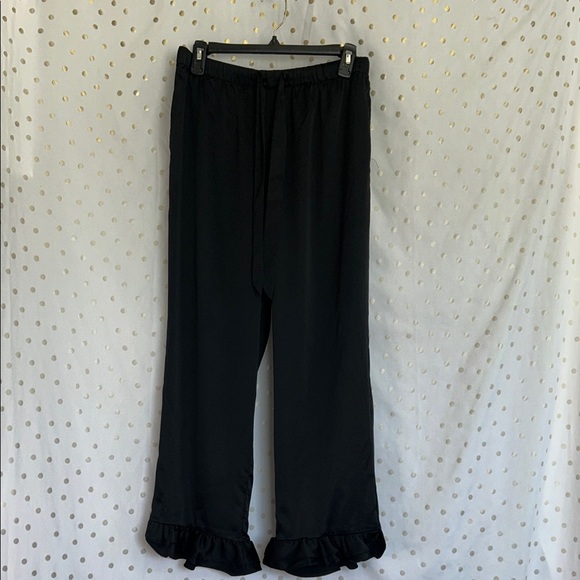 Victoria's Secret Black Ruffle Hem Shapewear Pants - Picture 1 of 10